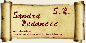 Sandra Medančić vizit kartica